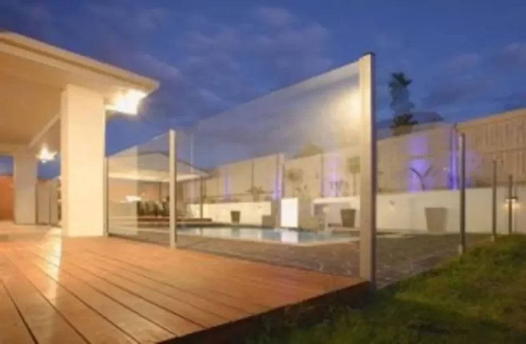 Semi-frameless glass pool fencing installation for Brisbane homes